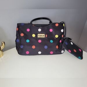 Lulu by Lulu Guiness Polka Dot Handbag, VGUC